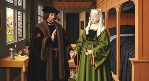 EL MATRIMONIO ARNOLFINI OBRA MAESTRA DE JAN VAN EYCK 1434