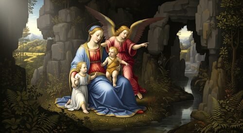 LA VIRGEN DE LAS ROCAS OBRA MAESTRA DE LEONARDO DA VINCI