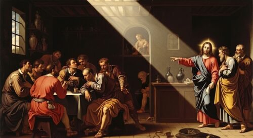 LA VOCACIÓN DE SAN MATEO – MAESTRÍA DE CARAVAGGIO