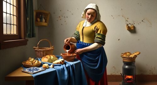 VERMEER Y LA PUREZA DE LA VIDA COTIDIANA LA LECHERA