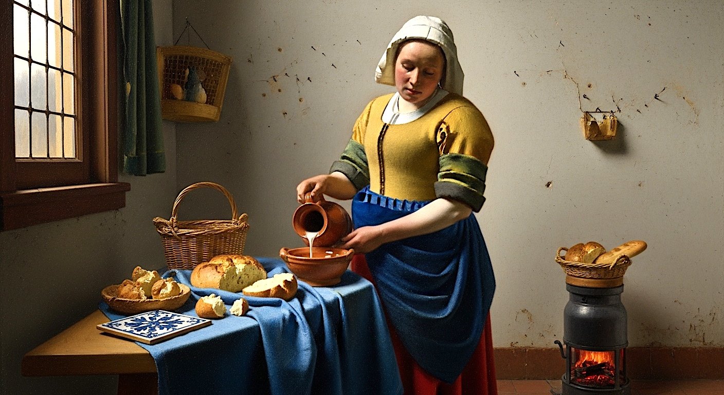 VERMEER Y LA PUREZA DE LA VIDA COTIDIANA LA LECHERA